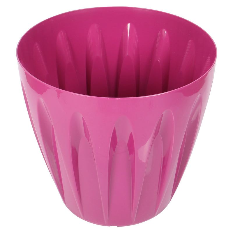 Extra Large Fuchsia Round Flower Pot. Indoor / Outdoor Modern Flowerpot. (46 Litre)