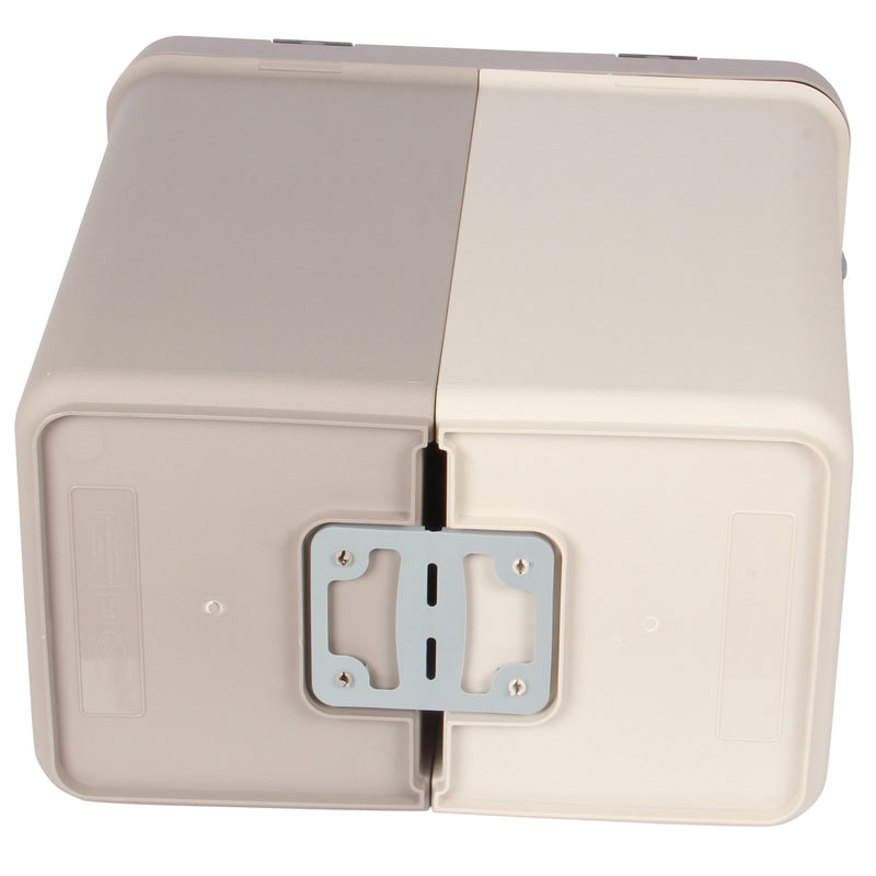 80L Dual Compartment Kitchen Rubbish Bin Waste Recycling And Laundry Basket.