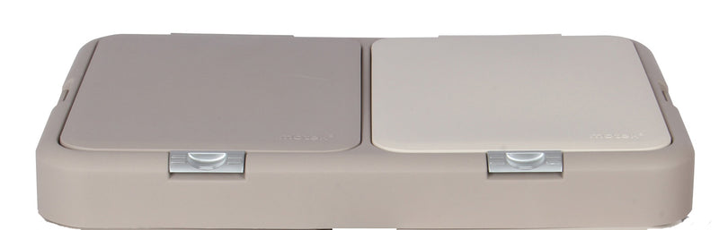 Double Push-Button System Waste Bin & Laundry Basket Lid. Replacement Flat Lids.