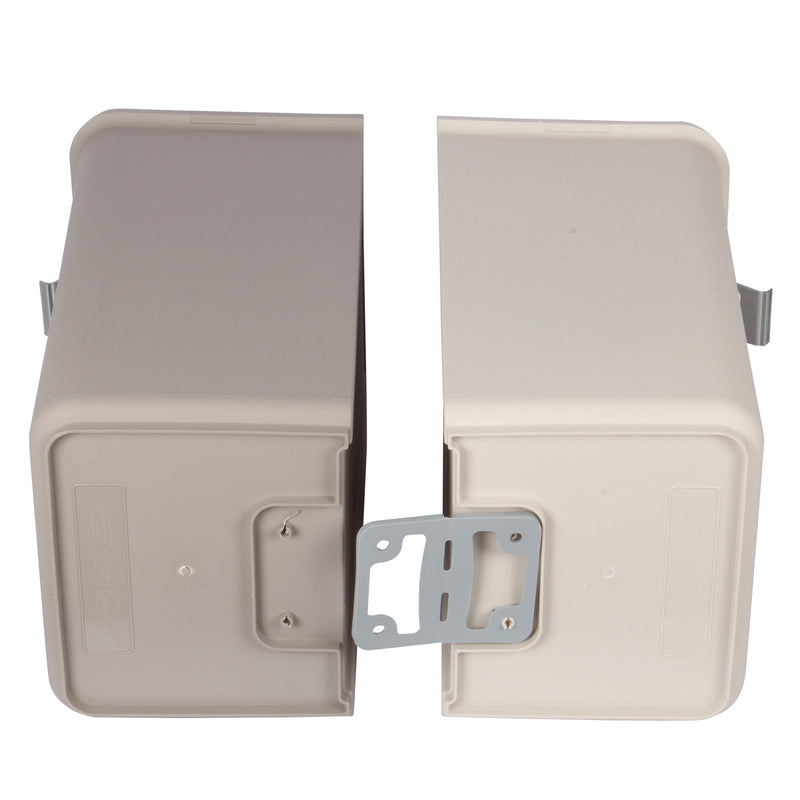 80L Dual Compartment Kitchen Rubbish Bin Waste Recycling And Laundry Basket.