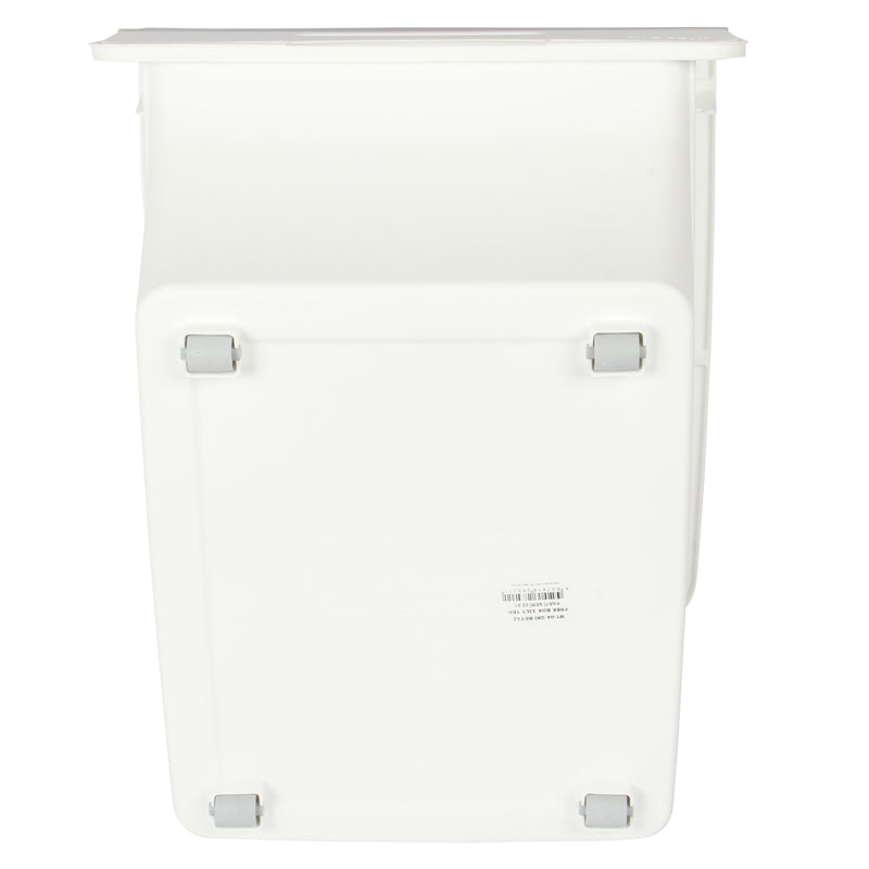 Large Stacking Pick Bin. Wheeled Box with Front Lid. (Set of 3 x 33L)