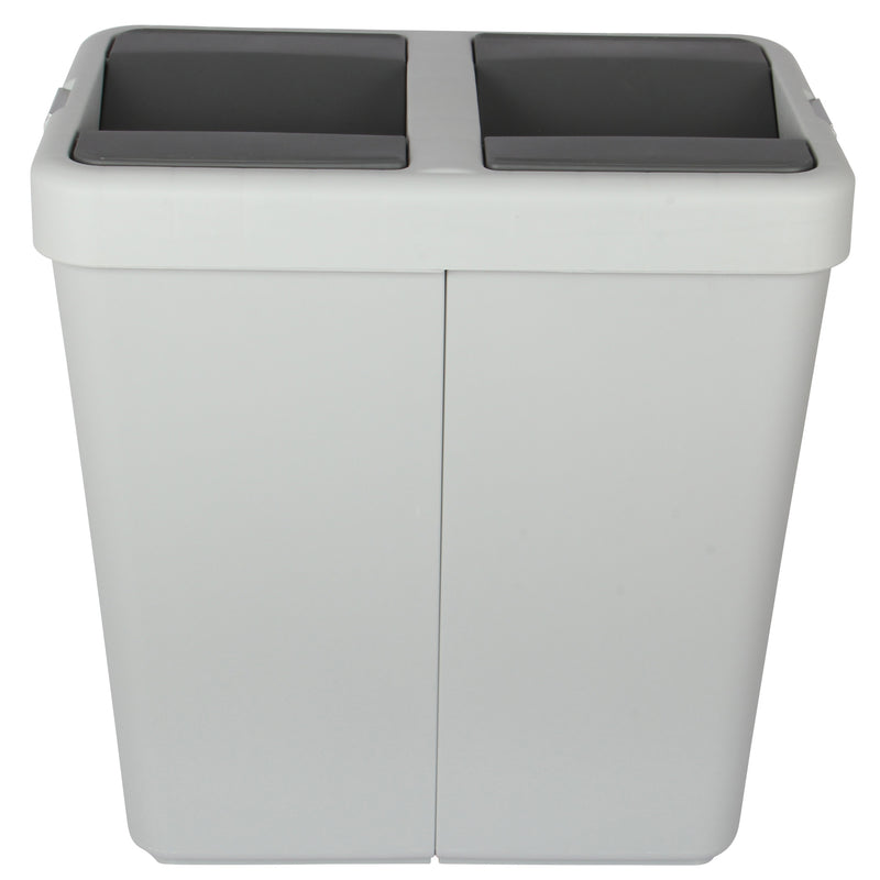 Rubbish Waste Bin Recycling Dual Compartment 80L.