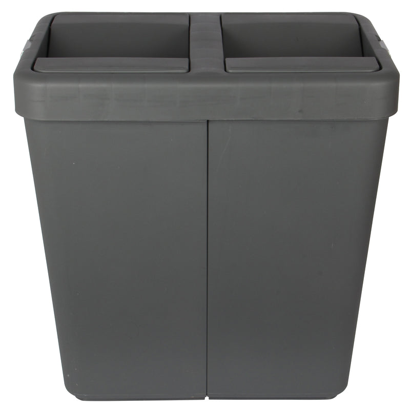 Rubbish Waste Bin Recycling Dual Compartment 80L.