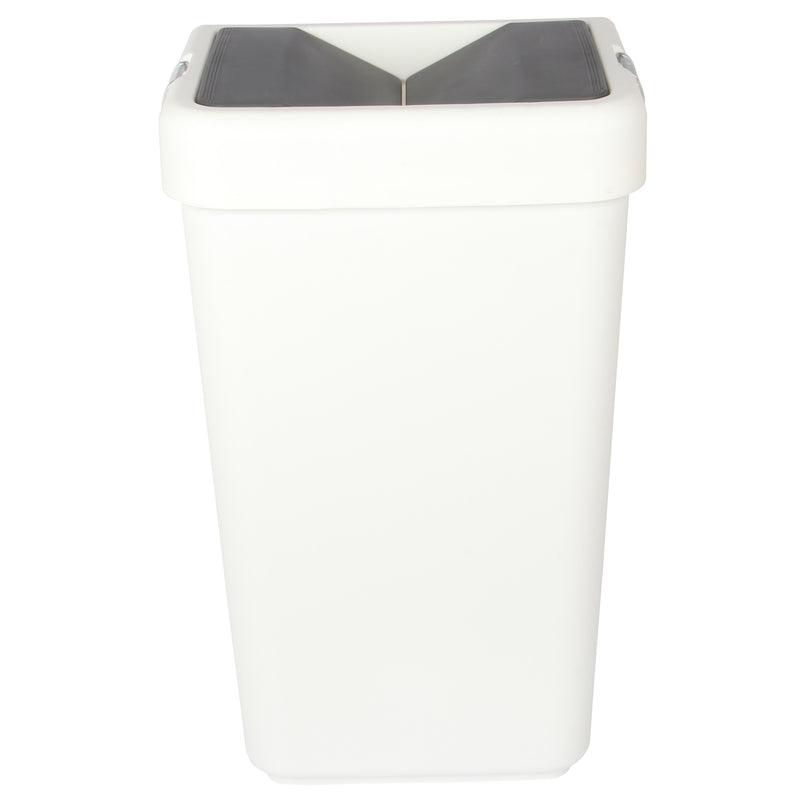 40 Litre Plastic Butterfly Swing Waste Bin.  In and Outdoor Dustbin Container.