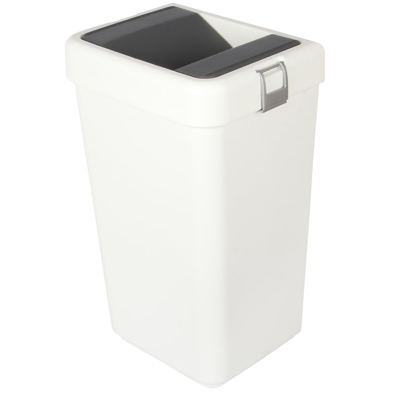 40 Litre Plastic Butterfly Swing Waste Bin.  In and Outdoor Dustbin Container.