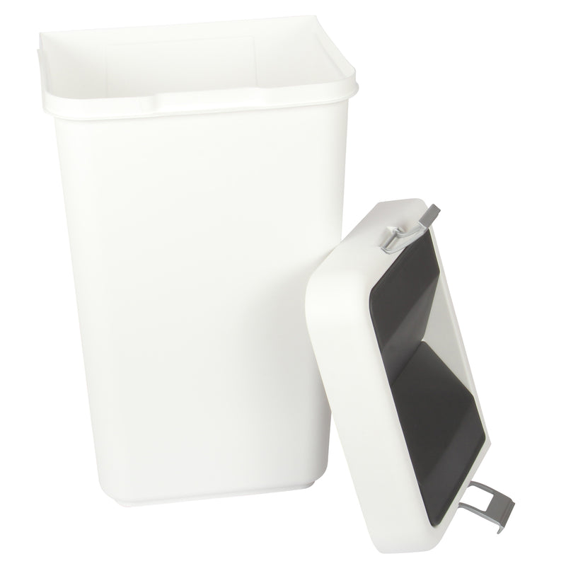 40 Litre Plastic Butterfly Swing Waste Bin.  In and Outdoor Dustbin Container.