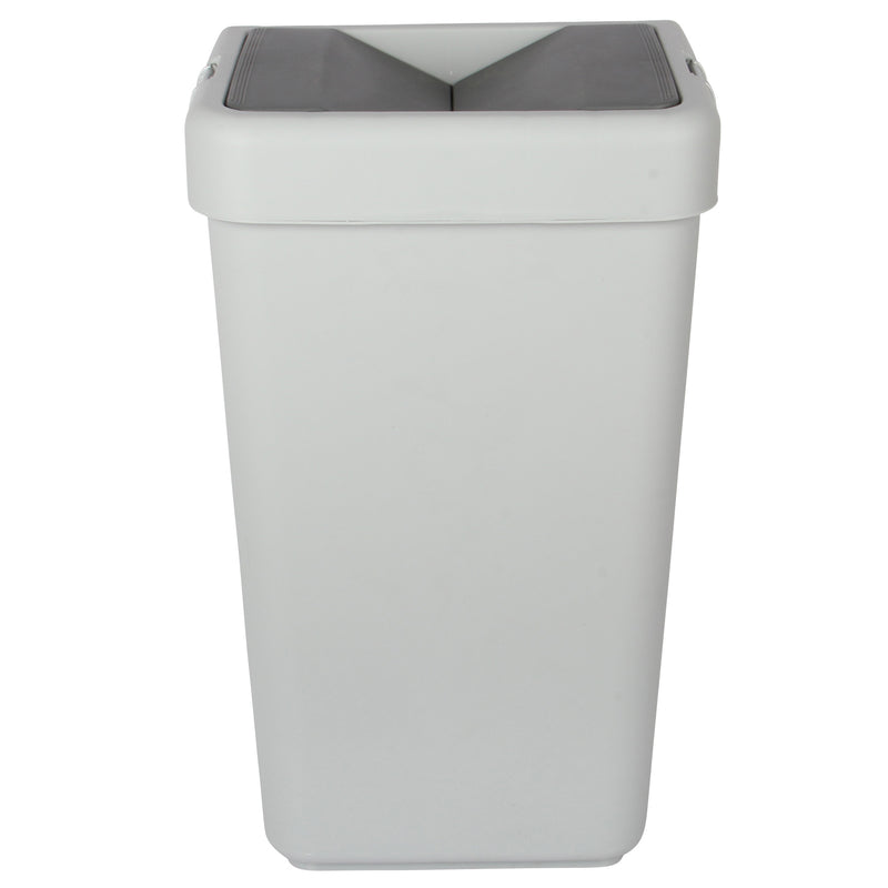 40 Litre Plastic Butterfly Swing Waste Bin.  In and Outdoor Dustbin Container.