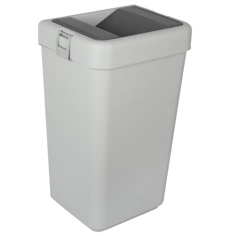 40 Litre Plastic Butterfly Swing Waste Bin.  In and Outdoor Dustbin Container.