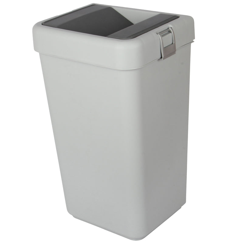 40 Litre Plastic Butterfly Swing Waste Bin.  In and Outdoor Dustbin Container.