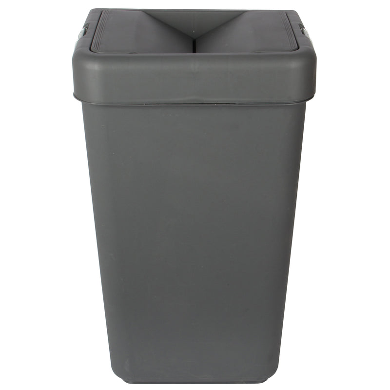 40 Litre Plastic Butterfly Swing Waste Bin.  In and Outdoor Dustbin Container.