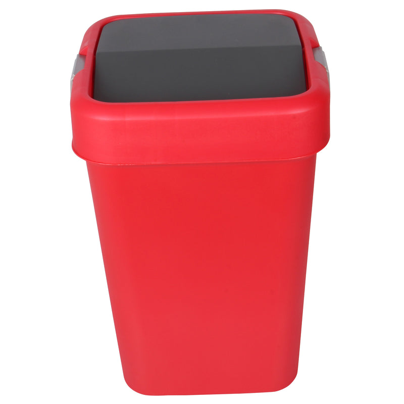 18 Litre Plastic Swing Top Bin. In and Outdoor Dustbin Waste Bin Container.