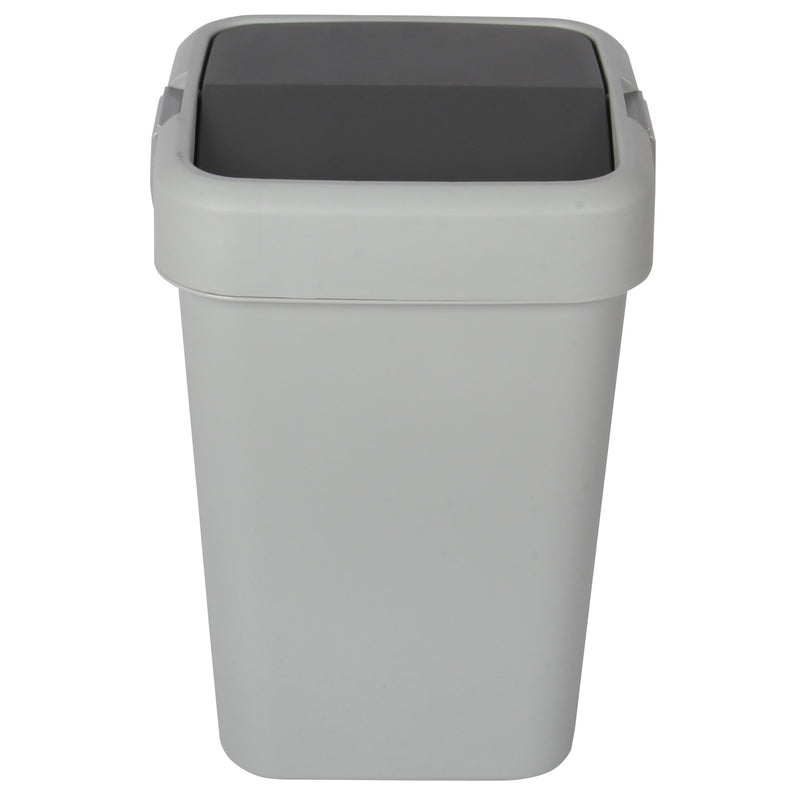 18 Litre Plastic Swing Top Bin. In and Outdoor Dustbin Waste Bin Container.