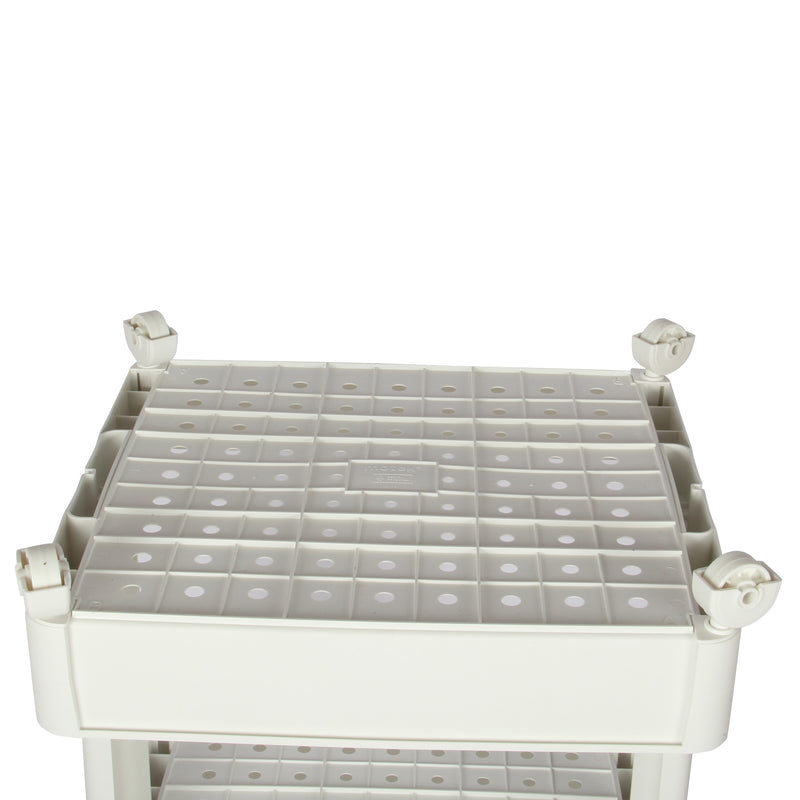 4 Tier Wheels Trolley Storage Rack. Organizer Shelves For Kitchen Bathroom.