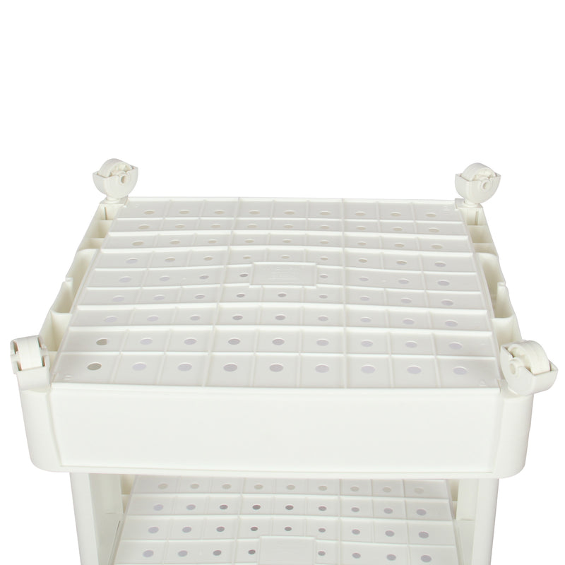 3 Tier Wheels Trolley Storage Rack. Organizer Shelves For Kitchen Bathroom.