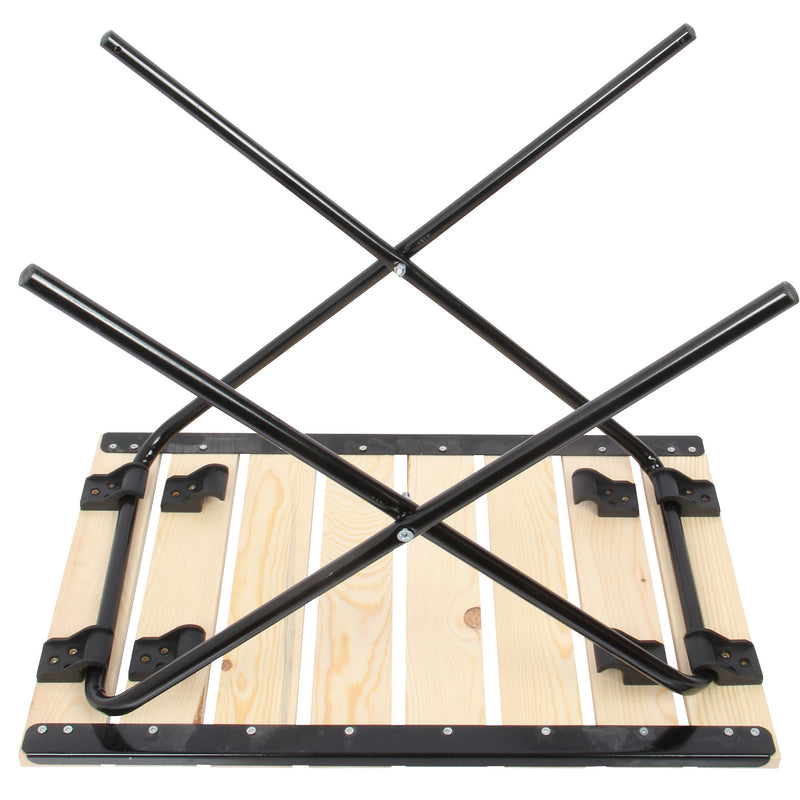 2x Folding Camping Picnic Table. Height Adjustable Colourful Garden Table.