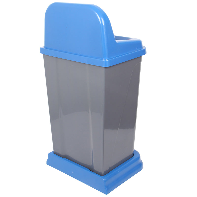 50 Litre Recycling Waste Bin with Blue Top. Colour Coded Recycle Bin for Paper.