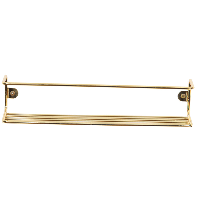 Kitchen Wall Mounted Jar Holder. Bathroom Makeup Storage Organizer. (Single) (Gold) (33 cm)