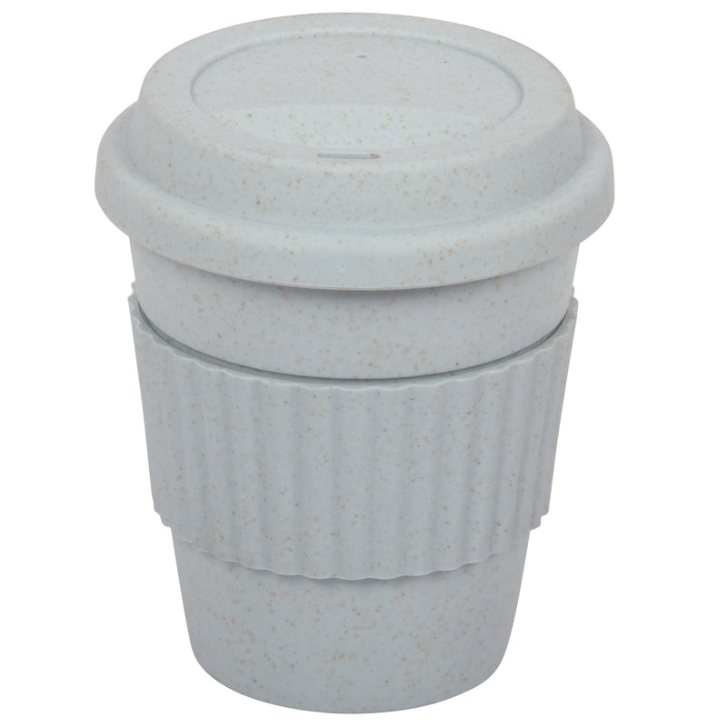 Lunch Box with Cutlery. Coffee Hot Drink Cup. Reusable Lunch Box Set. (Grey)