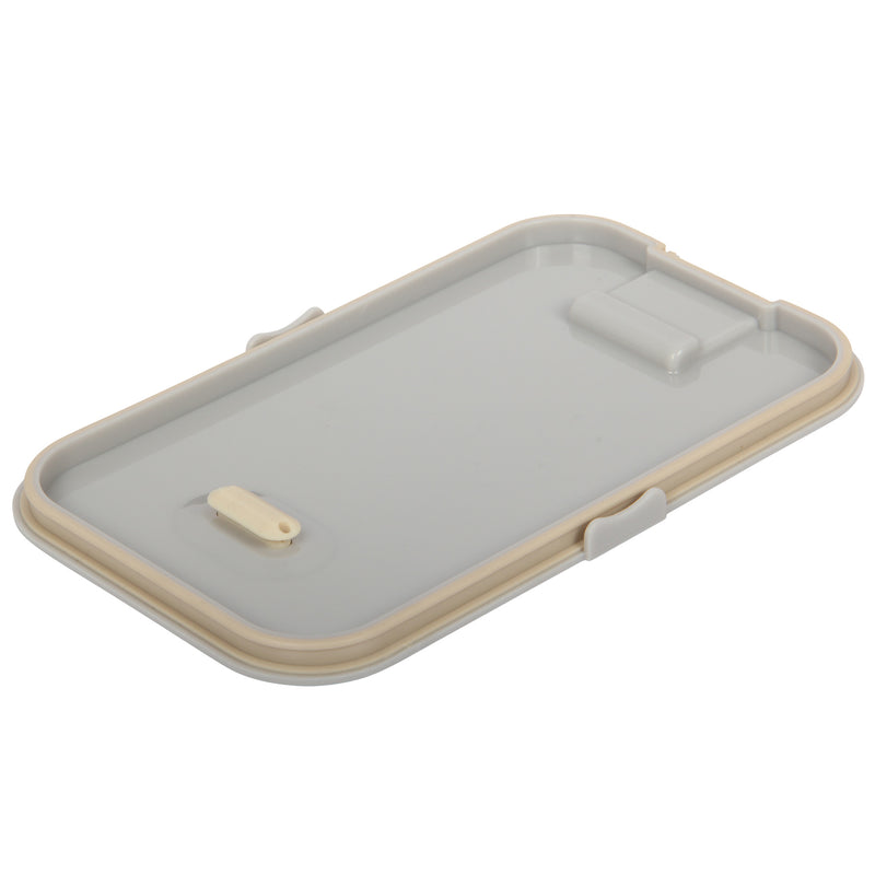 Lunch Box Set. Bamboo Reusable Lunch Box with Mug. (Grey)