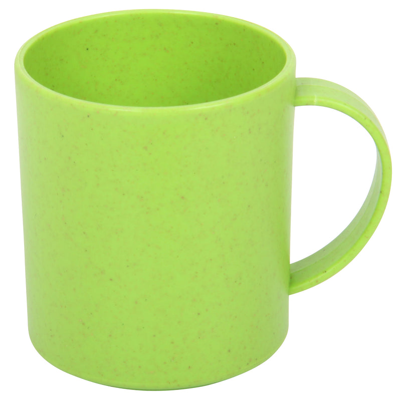 Lunch Box Set. Bamboo Reusable Lunch Box with Mug. (Green)