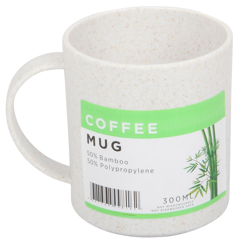 Lunch Box Set. Bamboo Reusable Lunch Box with Mug. (White)