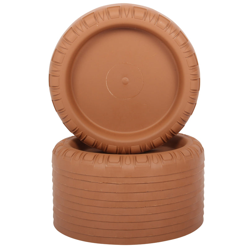 Small Round Plant Pot Saucers. (11.5 cm)(Pack of 10) Plastic Saucer. Water Tray.