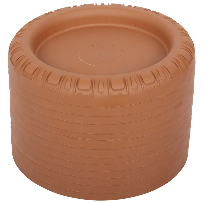 Small Round Plant Pot Saucers. (11.5 cm)(Pack of 10) Plastic Saucer. Water Tray.
