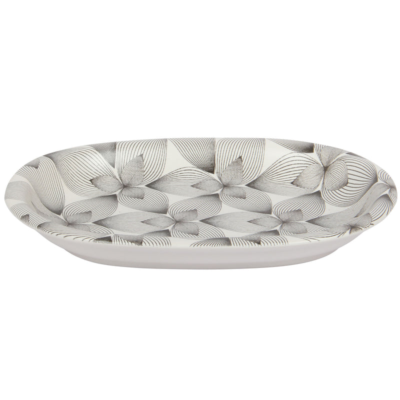 Black Serving Platter. Appetizer Salad Dishes. Decorative Platter. (Set of 4)