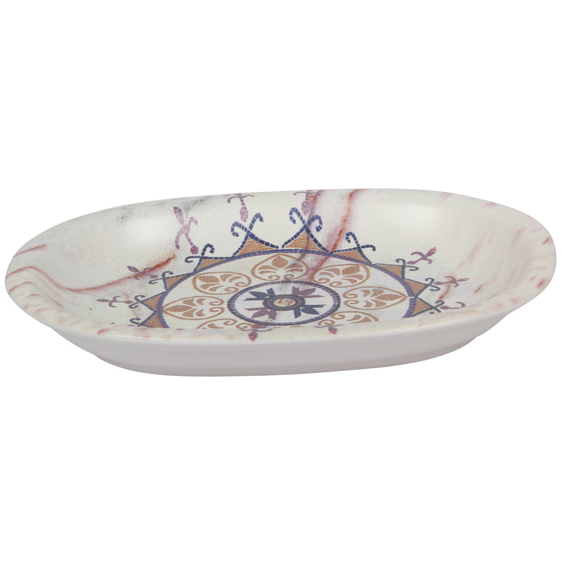 Ceramic Serving Platter. (Set of 2) Appetizer Salad Snack Plates.