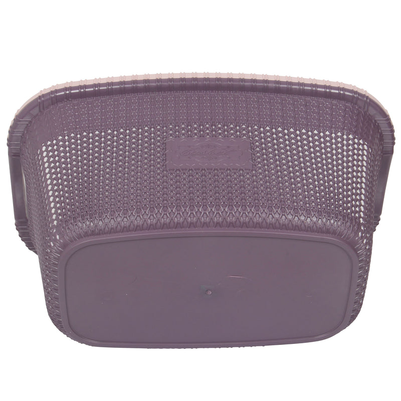 Rattan Style Rectangular Laundry Basket