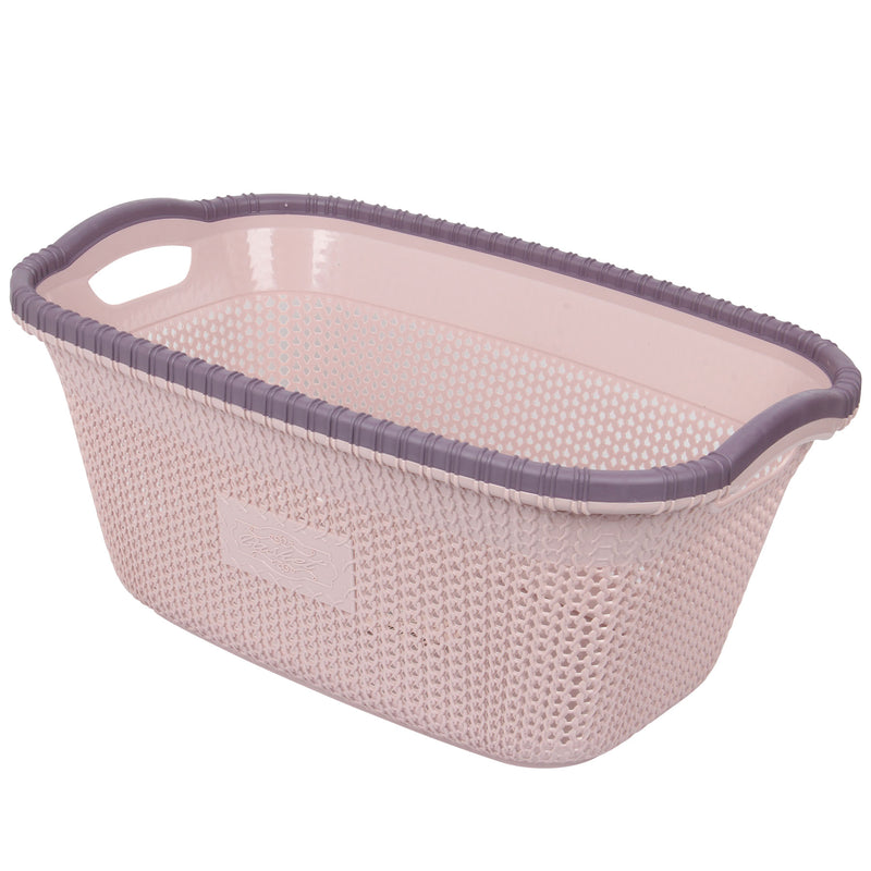 Rattan Style Rectangular Laundry Basket