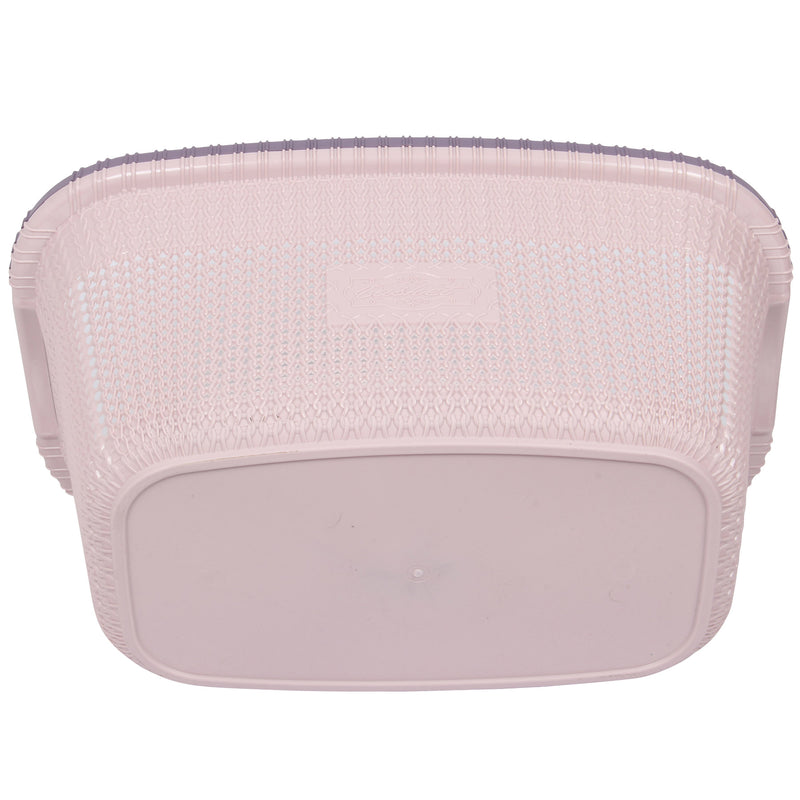 Rattan Style Rectangular Laundry Basket