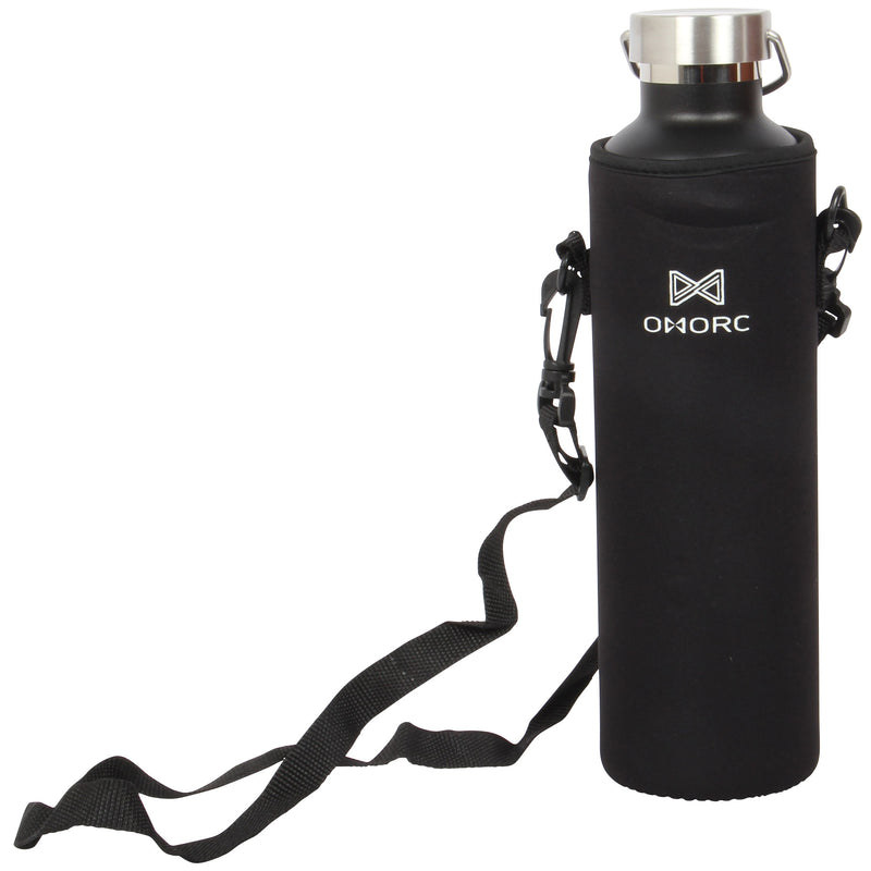 1L Stainless Steel Water Bottle. Portable&Leak-Proof. Keep Cold&Hot. Vacuum Insulated.