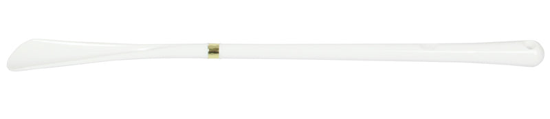 2x Extra Long Shoe Horn. Strong Plastic and Hanging Hole. (52 cm) (White)