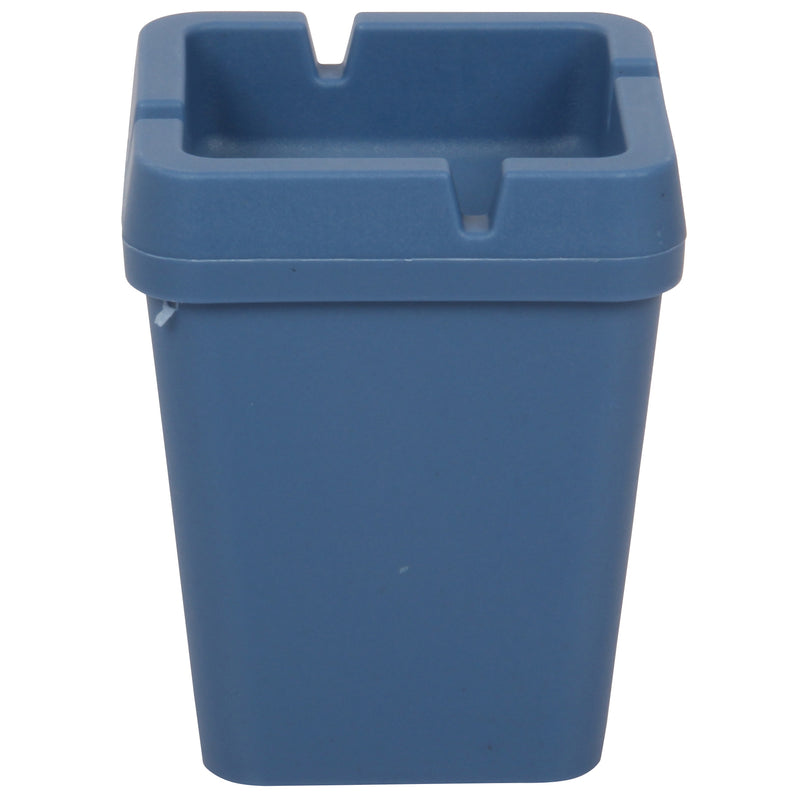 4x Square Butt Bucket Ashtray. Car Ash Smokeless. Self Extinguishing. (Blue)