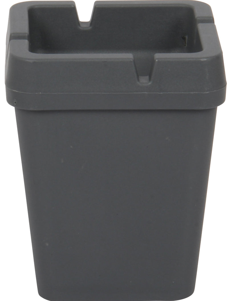 4x Square Butt Bucket Ashtray. Car Ash Smokeless. Self Extinguishing. (Grey)