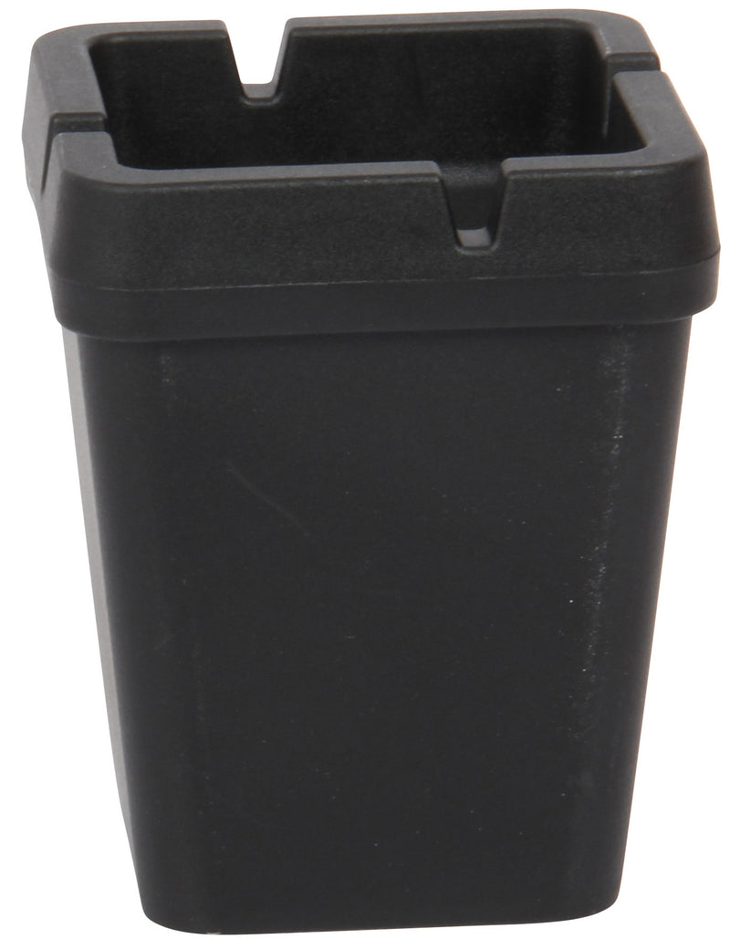 4x Square Butt Bucket Ashtray. Car Ash Smokeless. Self Extinguishing. (Black)