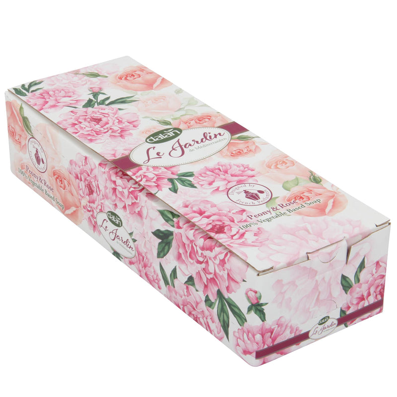 Vegetable Sop Bar.  Peony & Rose Scented Soap Bar. Gift Soap Set. (Pack of 8) (200g)