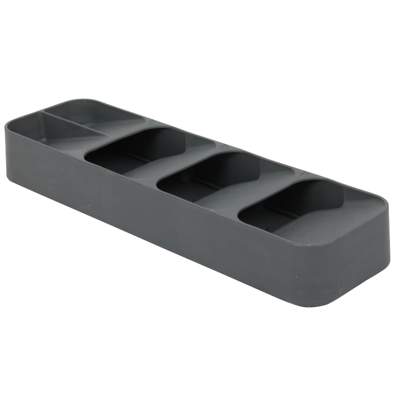 Cutlery Organiser. 5 Compartment Small Cutlery Tray. Drawer Organiser. (Antrasit)