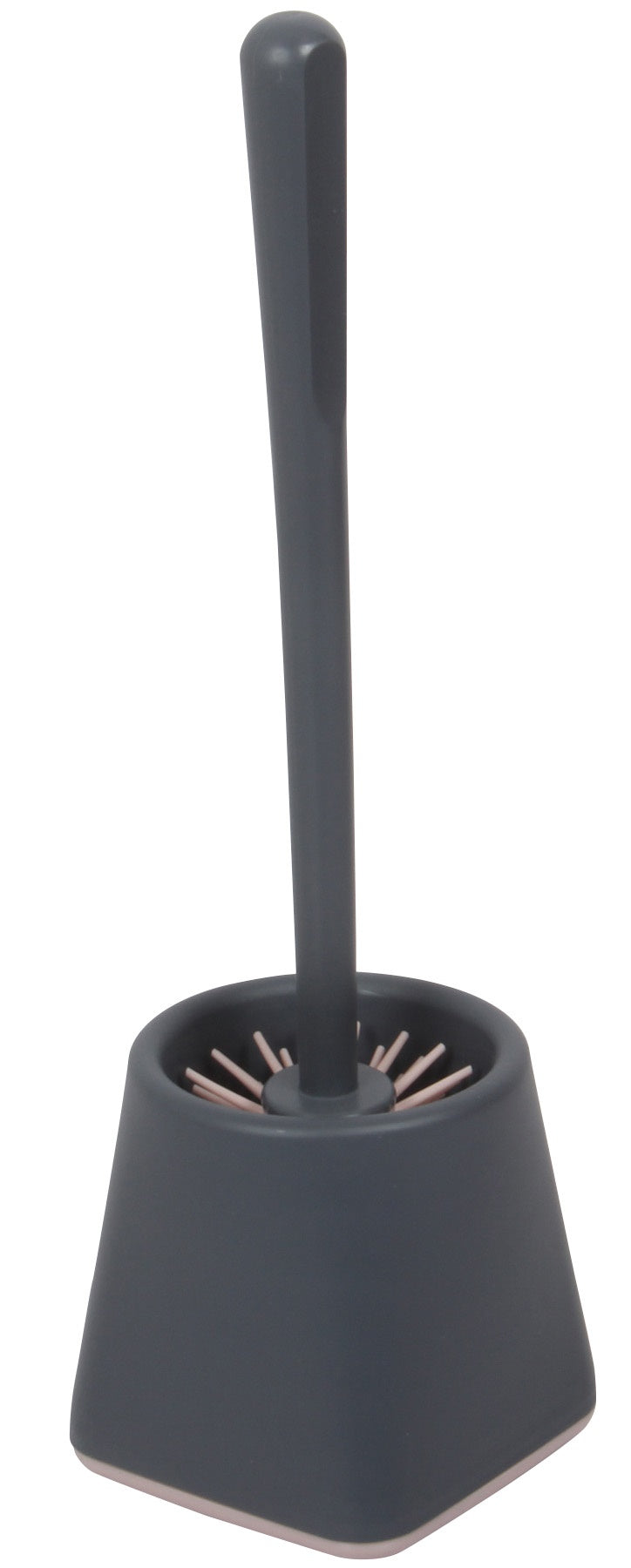 Silicone Toilet Brush. Toilet Brush with Holder. Square Toilet Brush. (Antrasit)