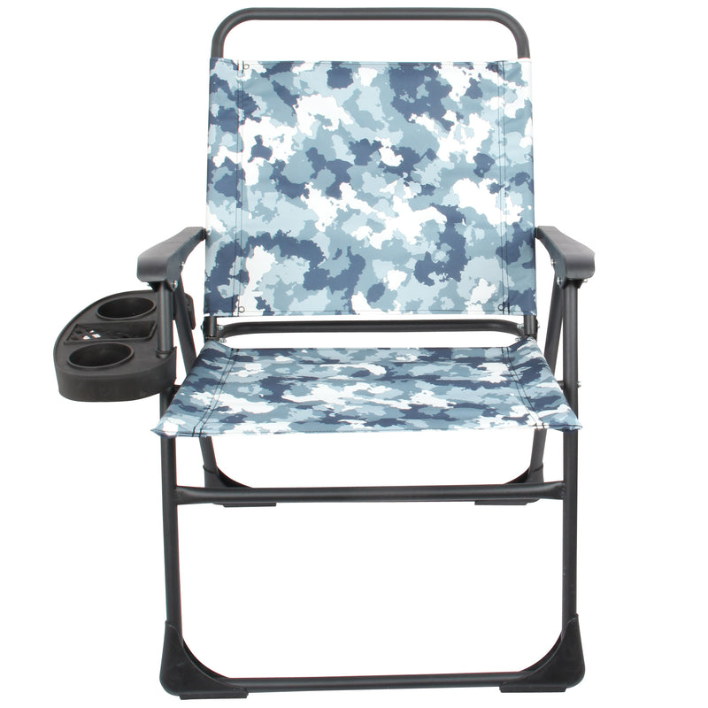 Foldable Camping Chair. Portable Picnic Chair. Fishing Seat. Lightweight. (Blue)