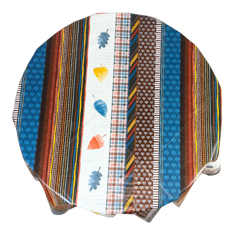 Round Tablecloth. (140 cm) Wipe Clean PVC Table Cloth. Waterproof Table Cover.