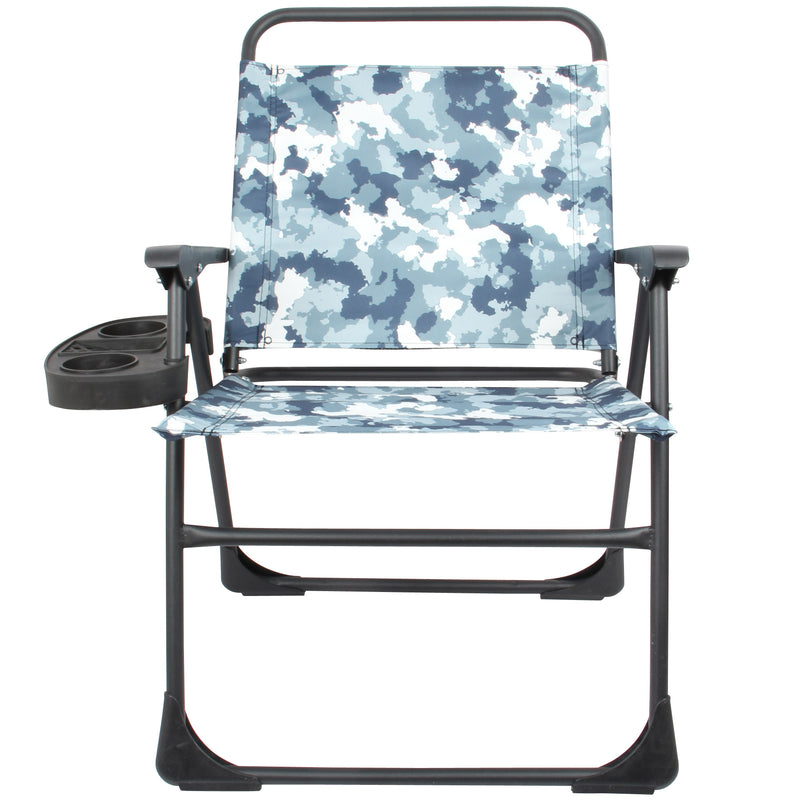 Foldable Camping Chair. Portable Picnic Chair. Fishing Seat. Lightweight. (Blue)