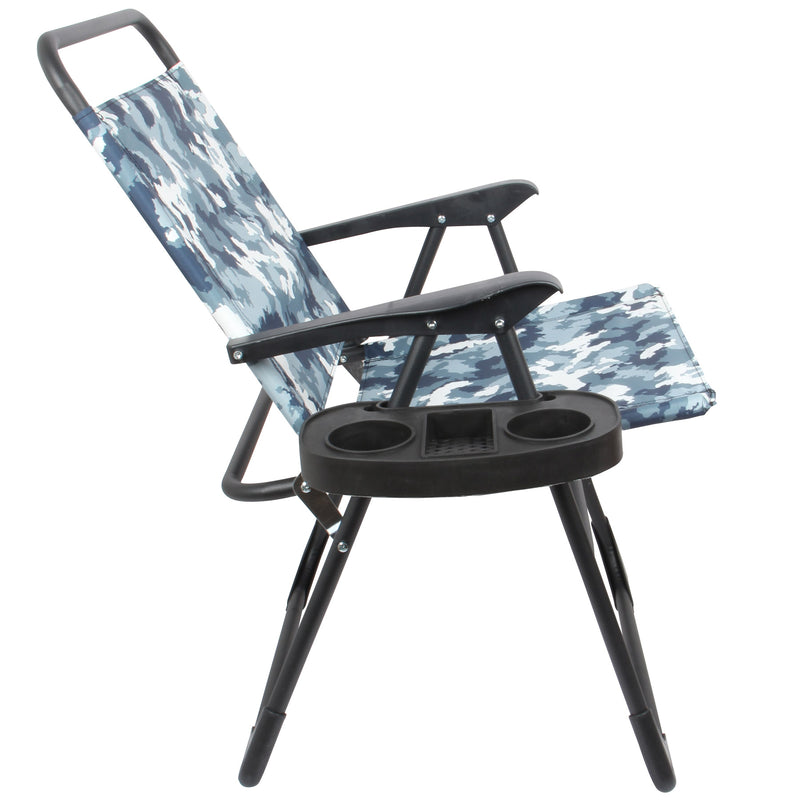 Foldable Camping Chair. Portable Picnic Chair. Fishing Seat. Lightweight. (Blue)