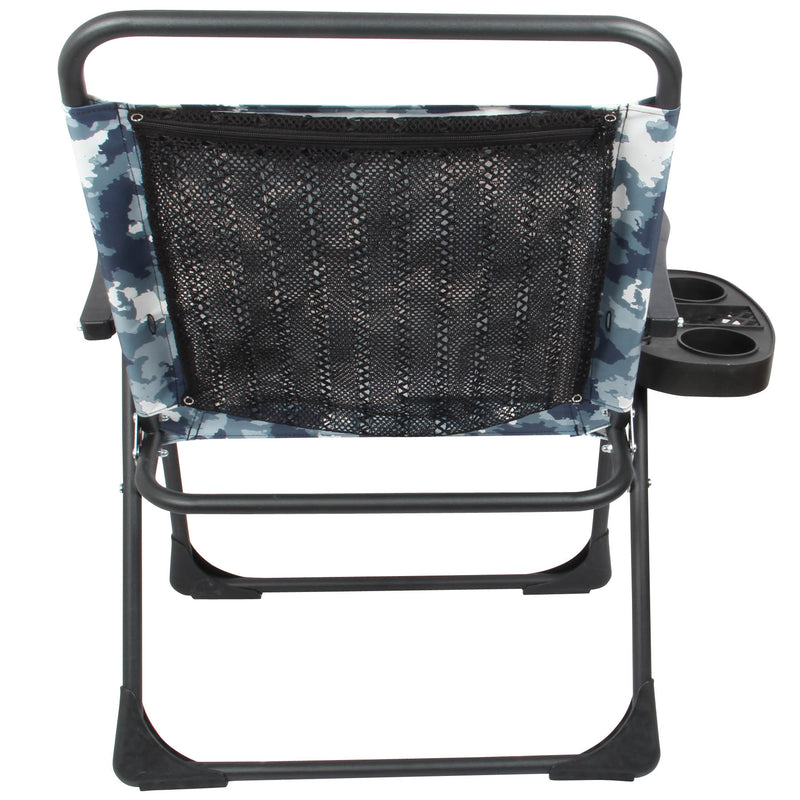 Foldable Camping Chair. Portable Picnic Chair. Fishing Seat. Lightweight. (Blue)