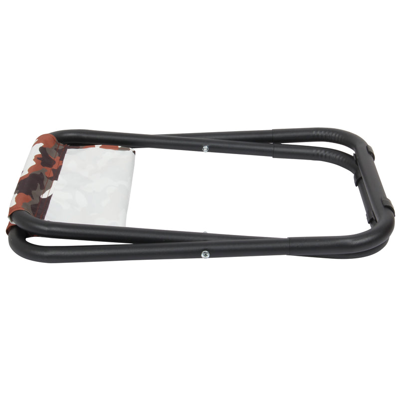 Brown Camouflage Folding Strong Camping Stool. Light-Weight Outdoor Fishing Seat.