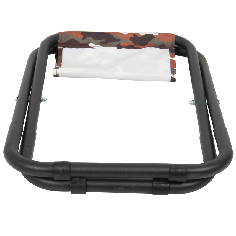 Brown Camouflage Folding Strong Camping Stool. Light-Weight Outdoor Fishing Seat.