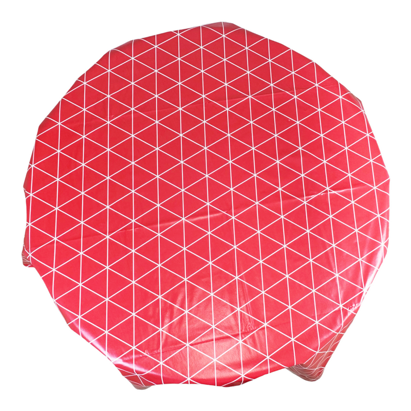 Round Tablecloth. (140 cm) Wipe Clean PVC Table Cloth. Waterproof Table Cover.