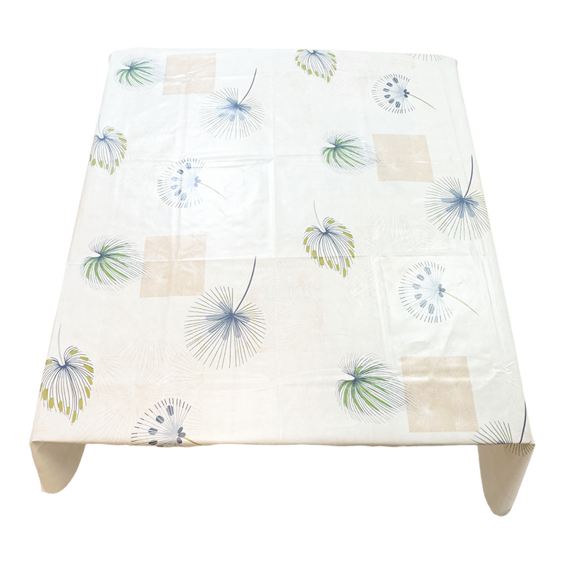 Square PVC Wipeable Waterproof Fibre Tablecloth (140x140 cm)