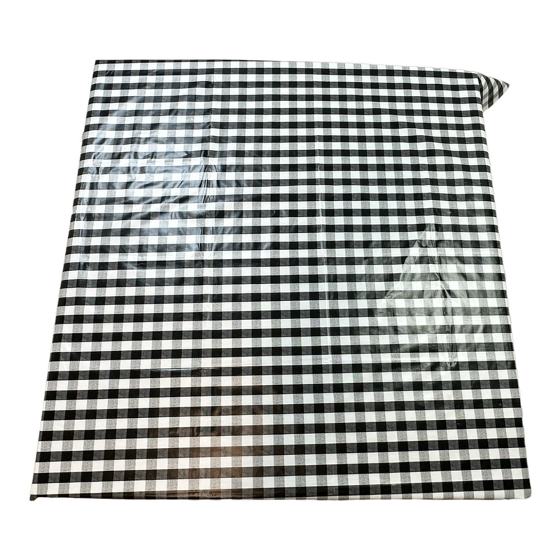 Square PVC Wipeable Waterproof Fibre Tablecloth (140x140 cm)
